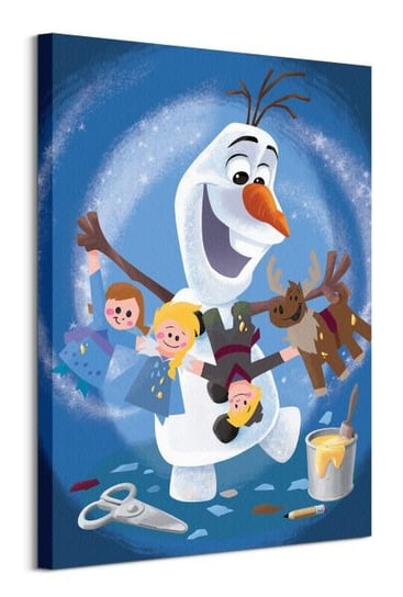 Olaf's Frozen Adventure Characters - obraz na płótnie Disney