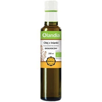Olandia, Ekologiczny olej z lnianki (rydzowy) tłoczony na zimno Bio, 250 ml Vivio