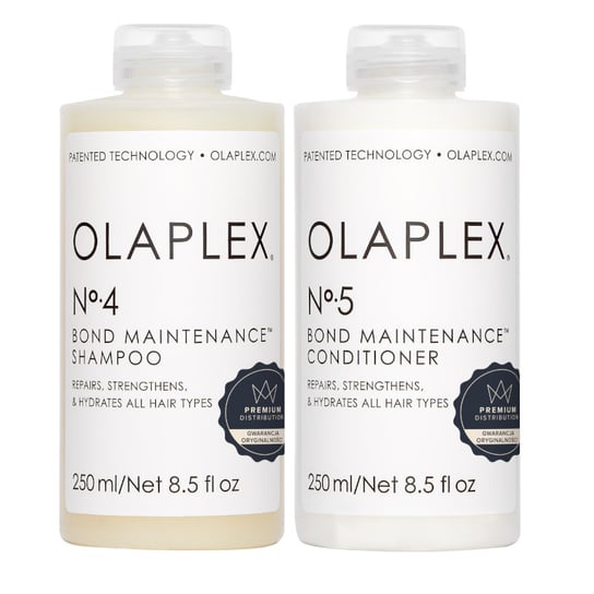 Olaplex Bond Maintenance, Zestaw: Olaplex No. 4 szampon 250ml + Olaplex No. 5 odżywka 250ml Olaplex
