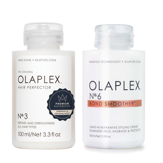 Olaplex Hair Perfector No.3 and Bond Smoother No.6  Zestaw: kuracja 100ml + krem stylizujący 100ml Olaplex