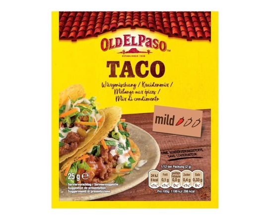 Old El Paso Mieszanka Przypraw Taco 25G Inna marka