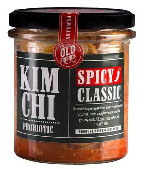 Old Friends KIMCHI Spicy Classic świeże, niepasteryzowane 300g Fabryka 111