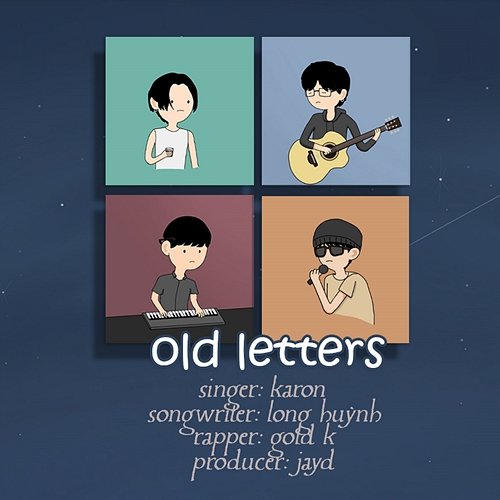 Old Letters Karon & Gold K