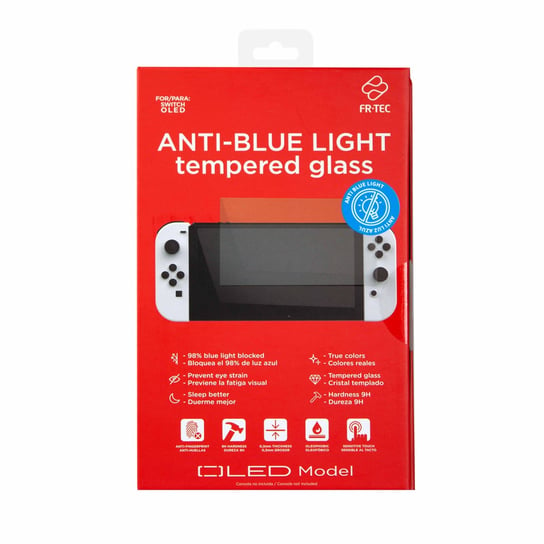 Oled Anty Niebieski Światło Hartred Szkło Screen Protektor (Hartened Glass) Nintendo Switch Blade Interactive