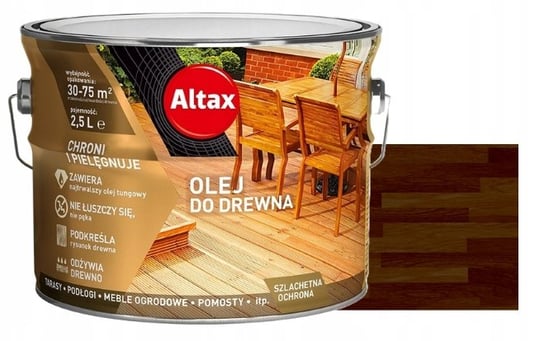 Olej Do Drewna Ochronny Palisander Angielski 2,5L Altax