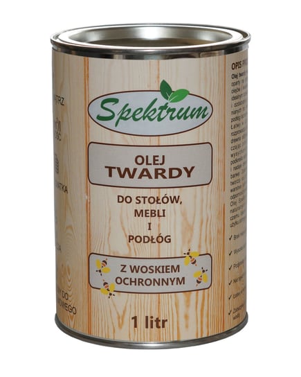 Olej do drewna z woskiem ochronnym SPEKTRUM 1 litr Spektrum