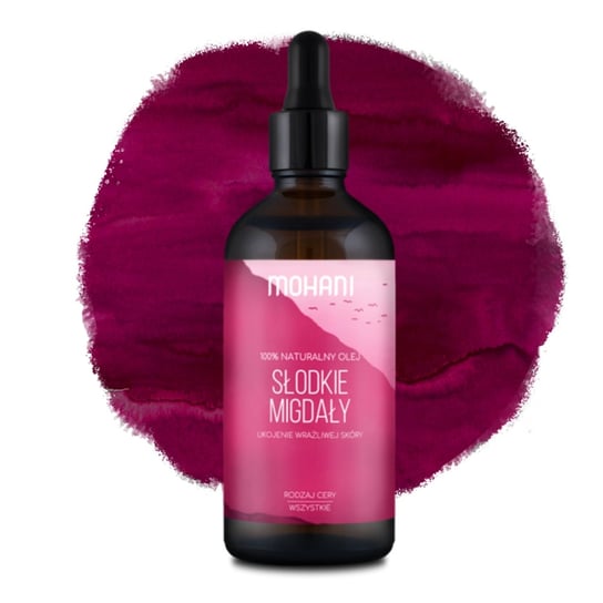 OLEJ DO SKÓRY ZE SŁODKICH MIGDAŁÓW NATURALNY 100ml MOHAN MOHANI