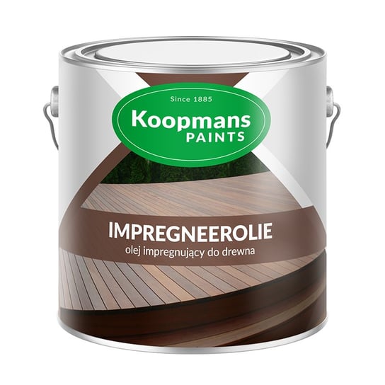 Olej impregnujący do drewna IMPREGNEEROLIE 2,5 litra - 107 złoty kasztan Koopman