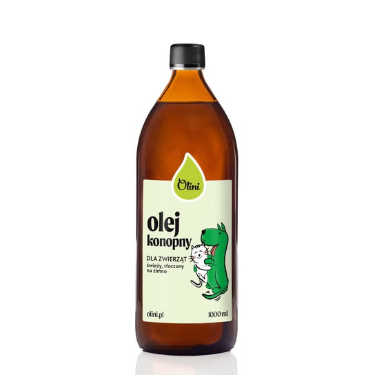Olej konopny dla zwierząt Olini 1 l Olini