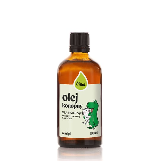 Olej konopny dla zwierząt Olini 100 ml Olini