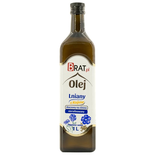 Olej lniany 1000 ml - Brat.pl Brat