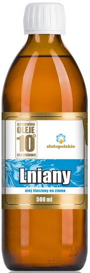 OLEJ LNIANY TŁOCZONY NA ZIMNO 500 ml - ZŁOTO POLSKIE Złoto Polskie