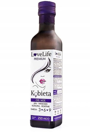 Olej LoveLife Kobieta Premium 250 ml WŁOSY SKÓRA PAZNOKCIE Lovelife