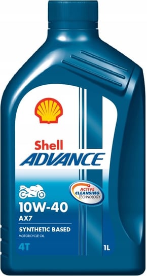 Olej Motocyklowy Shell Advance 4T Ax7 10W-40 1L Shell