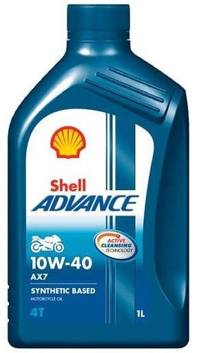 Olej motocyklowy Shell Advance 4T AX7 10W-40 1L Shell