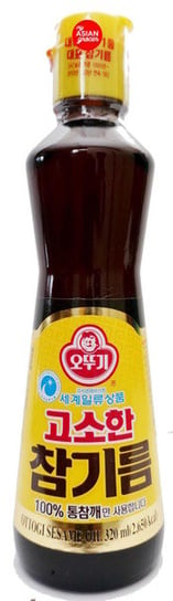 Olej sezamowy z prażonych ziaren 320ml Ottogi - Korea OTTOGI