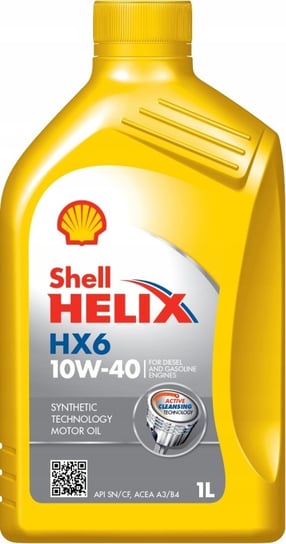 Olej Shell Helix Hx6 10W40 1L  Benzyna Diesel Lpg Shell