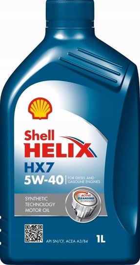 Olej Shell Helix Hx7 5W40 1L  Benzyna Diesel Lpg Shell