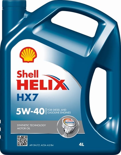 Olej Shell Helix Hx7 5W40 4L Benzyna Diesel Lpg Shell