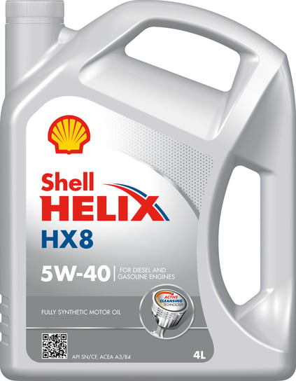 Olej Shell Helix Hx8 5W40 4L Benzyna Diesel Lpg Shell