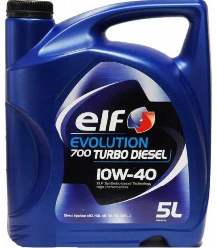 Olej silnikowy ELF Evolution 700 TURBO DIESEL, 10W40, 5L ELF