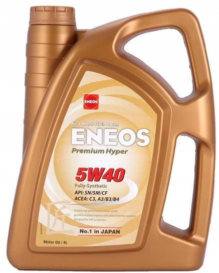 Olej silnikowy ENEOS PREMIUM HYPER, 5W40, 4L Eneos