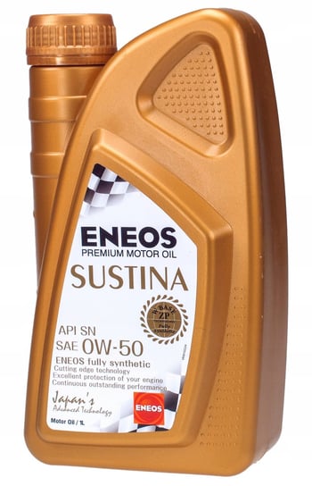 Olej silnikowy ENEOS SUSTINA API SN, 0W50, 1L Eneos