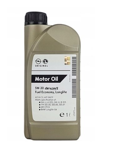 Olej silnikowy GENERAL MOTORS OPEL GM DEXOS 2, 5W30, 1L General Motors