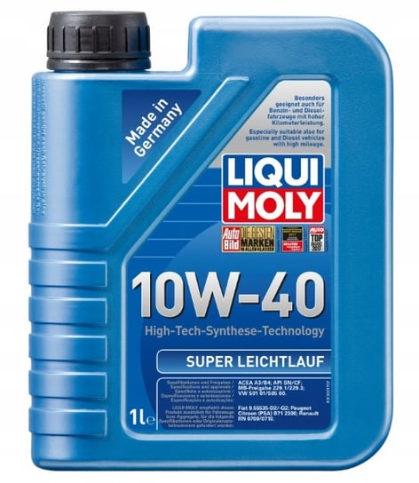 Olej silnikowy LIQUI MOLY MOLY SUPERLEICHTLAUF 9503, 10W40, 1L LIQUI MOLY
