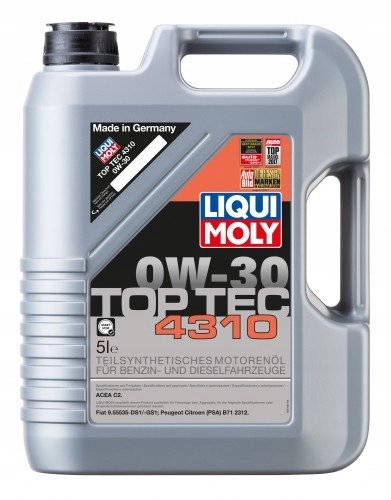 Olej silnikowy LIQUI MOLY MOLY TOP TEC 4310 2362 +, 0W30, 5L LIQUI MOLY