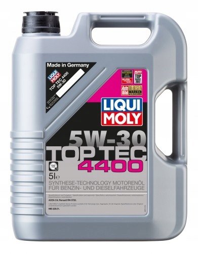 Olej silnikowy LIQUI MOLY MOLY TOP TEC 4400 2322 +, 5W30, 5L LIQUI MOLY