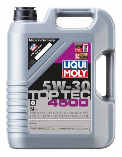 Olej silnikowy LIQUI MOLY MOLY TOP TEC 4500 5W30 - 5L - 2318 +, 5W30, 5L LIQUI MOLY