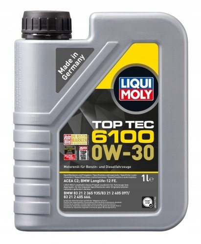 Olej silnikowy LIQUI MOLY MOLY TOP TEC 6100 20777, 0W30, 1L LIQUI MOLY