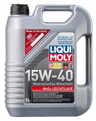 Olej silnikowy LIQUI MOLY MoS2LEICHTLAUF SUPER 2571, 15W40, 5L LIQUI MOLY