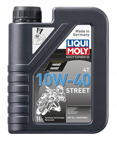 Olej silnikowy LIQUI MOLY MOTORBIKE 4T STREET 1521, 10W40, 1L LIQUI MOLY