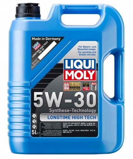Olej silnikowy LIQUI MOLYLONGTIME HIGH TECH 9506, 5W30, 1L LIQUI MOLY