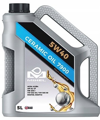 Olej silnikowy MIHEL Ceramic Oil 7900, 5W40, 5L Mihel