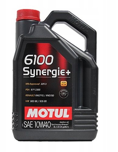 Olej silnikowy MOTUL 6100 SYNERGIE+, 10W40, 4L MOTUL