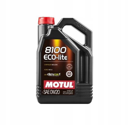 Olej silnikowy MOTUL 8100 ECO-LITE, 0W20, 5L MOTUL