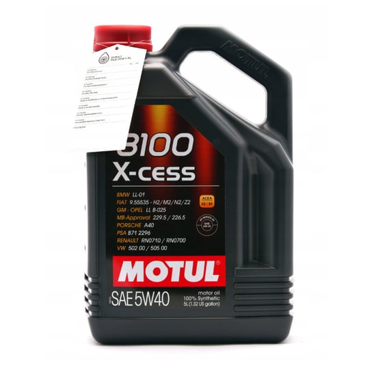 Olej silnikowy MOTUL 8100 X-CESS +, 5W40, 5L MOTUL