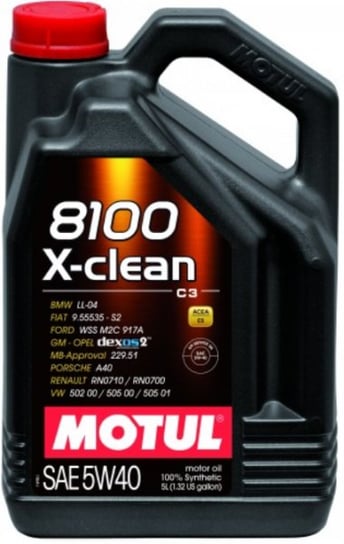 Olej silnikowy MOTUL 8100 X-CLEAN C3, 5W40, 5L MOTUL