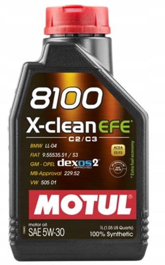 Olej silnikowy MOTUL 8100 X-CLEAN EFE, 5W30, 1L MOTUL