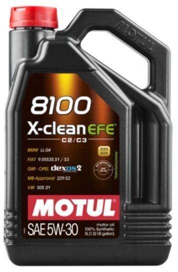 Olej silnikowy MOTUL 8100 X-CLEAN EFE, 5W30, 5L MOTUL