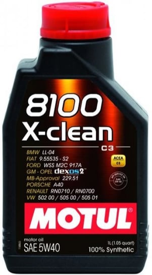 Olej silnikowy MOTUL X-CLEAN C3, 5W40, 1L MOTUL