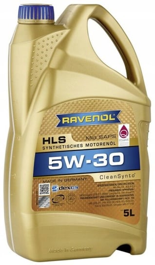 Olej silnikowy RAVENOL HLS CleanSynto, 5W30, 5L Ravenol