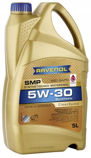 Olej silnikowy RAVENOL SMP CleanSynto, 5W30, 5L Ravenol