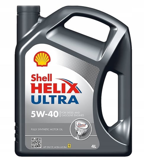 Olej silnikowy SHELL HELIX ULTRA A3/B4 SN/CF +, 5W40, 4L Shell