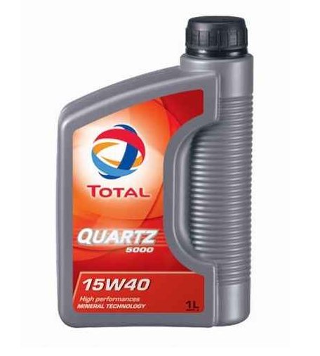 Olej silnikowy TOTAL QUARTZ 5000, 15W40, 1L TOTAL