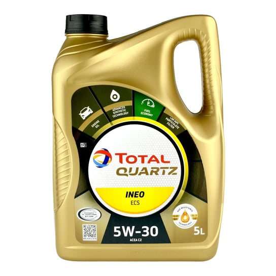 Olej silnikowy TOTAL QUARTZ INEO ECS, 5W-30, 5L TOTAL