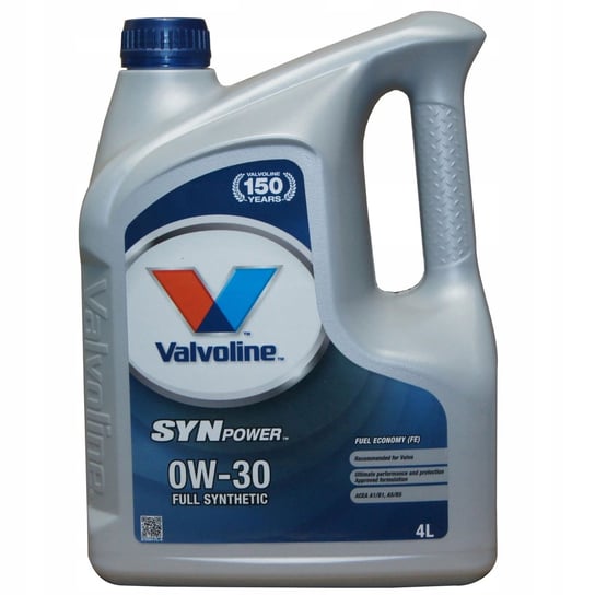 Olej silnikowy VALVOLINE SYNPOWER FE +, 0W30, 4L Valvoline